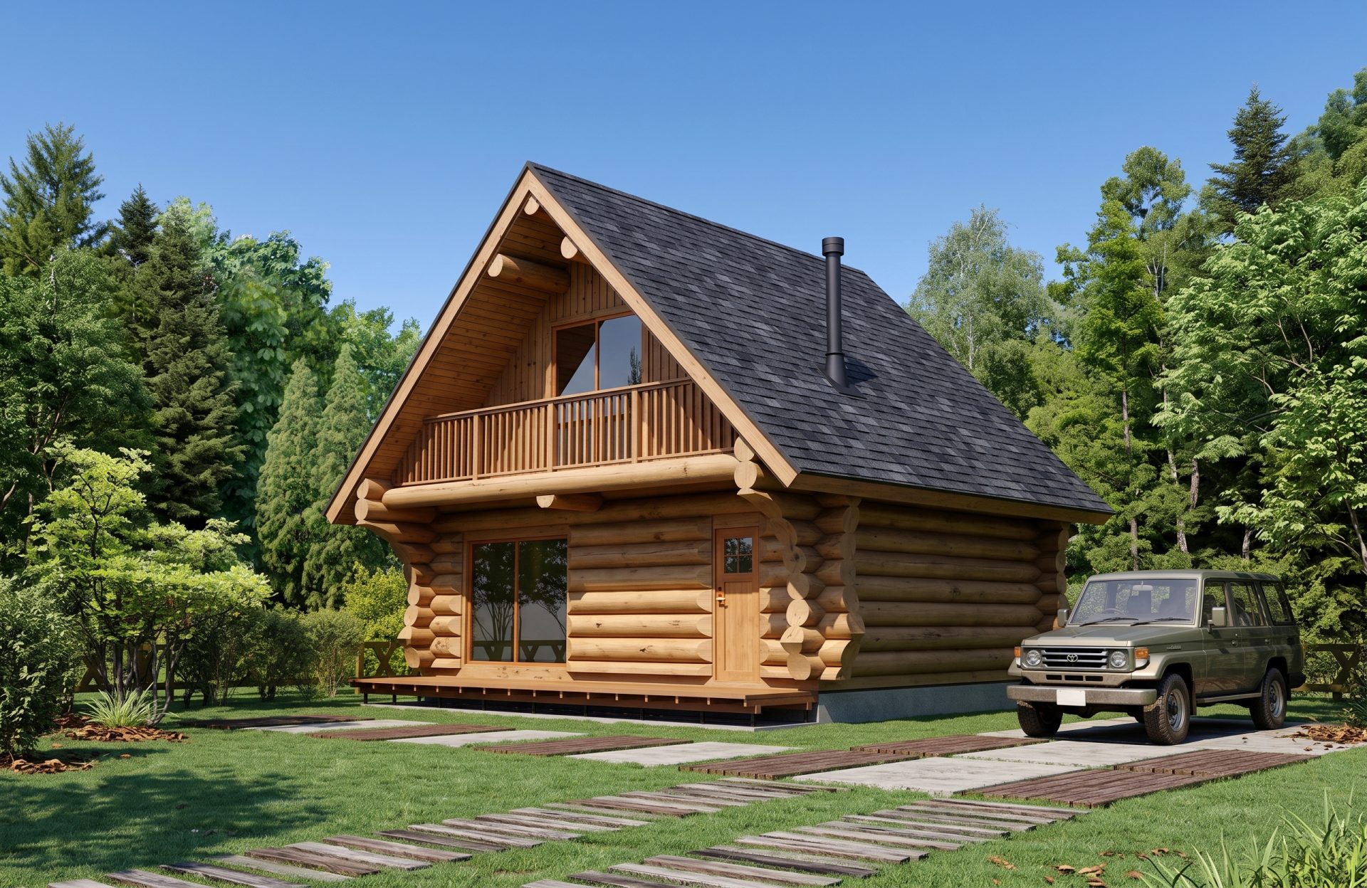 ハンドカットログハウス - ログハウスのログ＆カントリー ｜ ログ